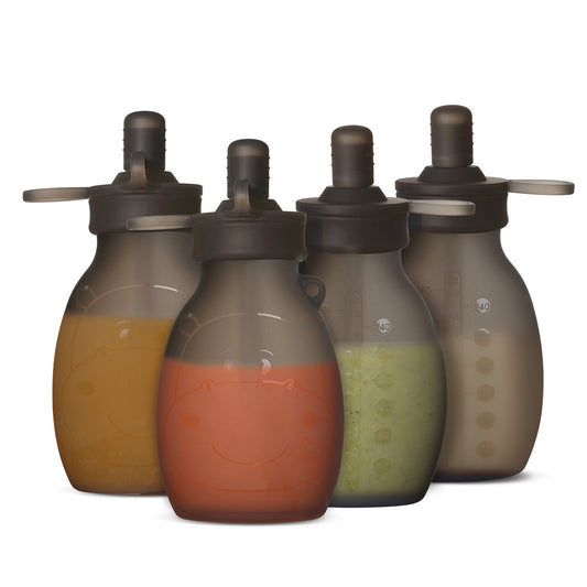 Hippo Wide Opening Silicone Goody Pouch - 260ml