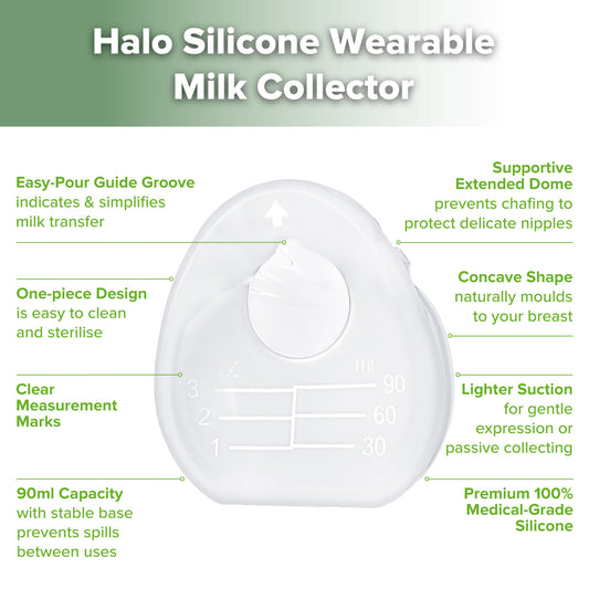 Halo Silicone Breastmilk Collector