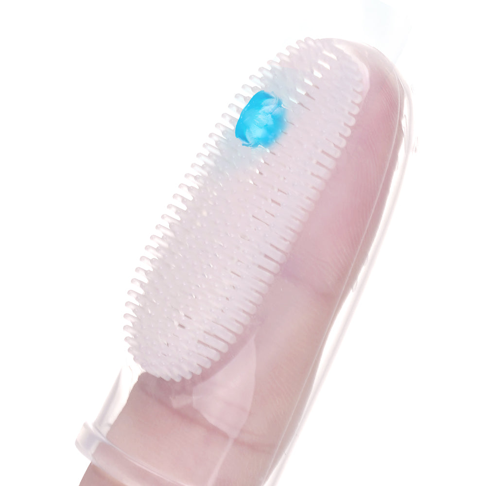 Silicone Finger Toothbrush set 2pcs (S&L) | Haakaa.