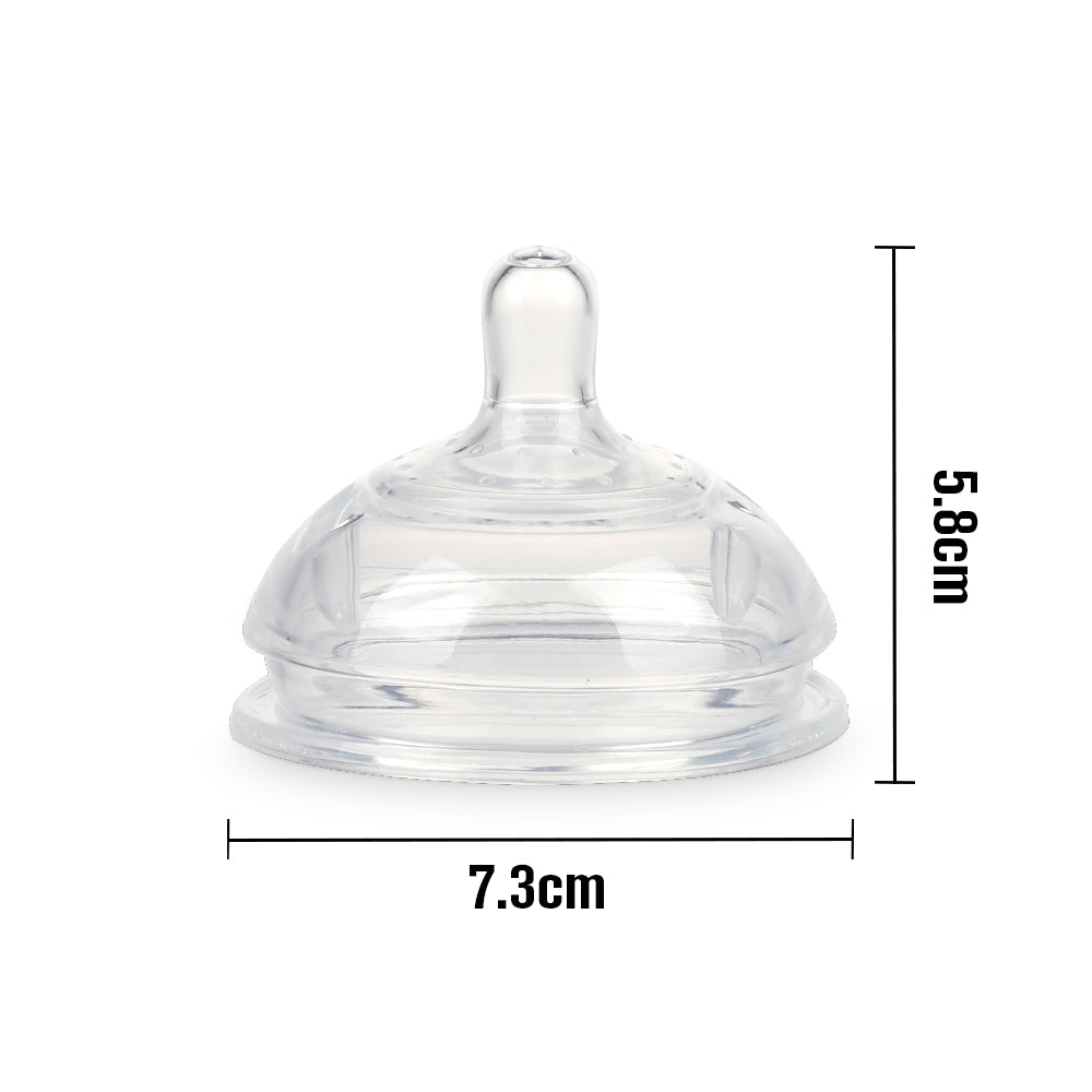 Generation 3 Silicone Bottle Anti-Colic Nipple (S/M/L) - 2pcs | Haakaa.
