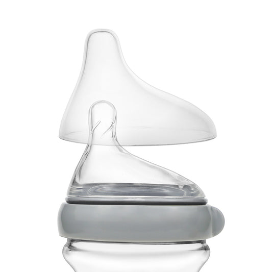 Generation 3 Glass Bottle Orthodontic Nipple Replacement Cap | Haakaa.