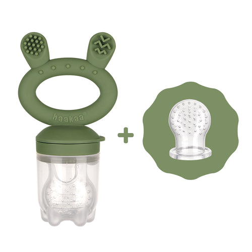 Fresh Food Feeder and Teether & Replacement Pouch Combo