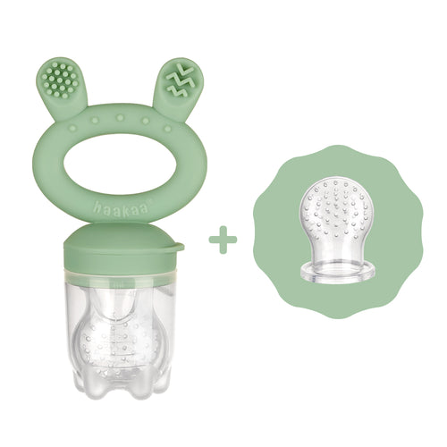 Fresh Food Feeder and Teether & Replacement Pouch Combo