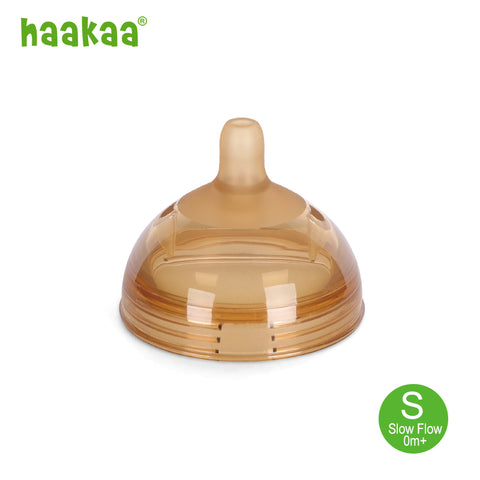 Amber Silicone Baby Bottle and Accessories