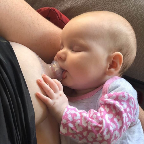 How to Breastfeed With a Nipple Shield