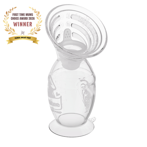 Haakaa Gen 2+ Manual Silicone Breast Pump with First Time Mums UK 2026 Award seal