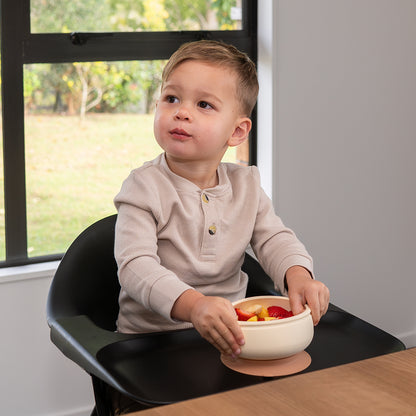 Silicone Mushroom Bowl & Bendy Cutlery Set