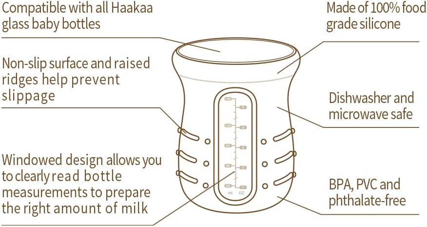 Silicone Glass Baby Bottle Cover