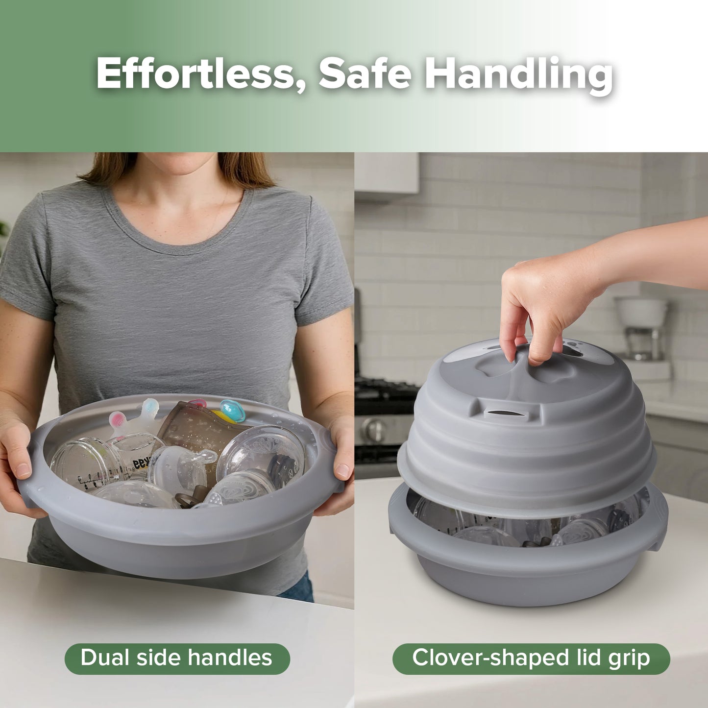 Multipurpose Silicone Microwave Steriliser & Steamer