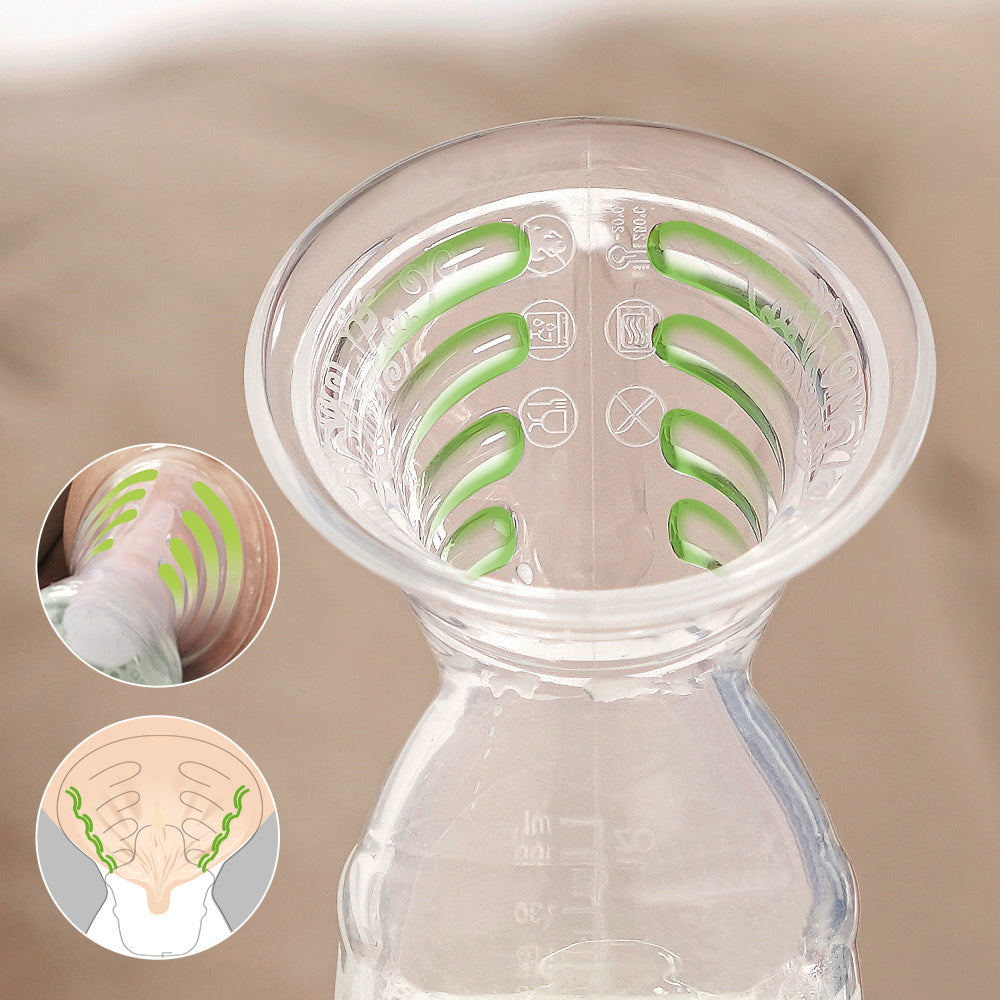 Gen. 1+ Silicone Manual Breast Pump + SpillGuard Insert.
