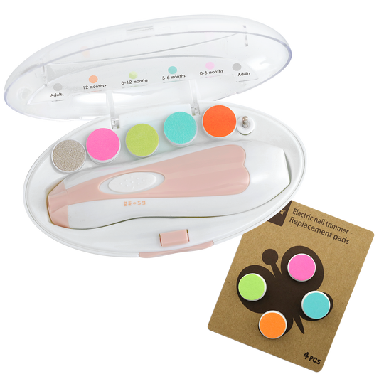 Baby Nail Care Set & Replacement Pads Combo