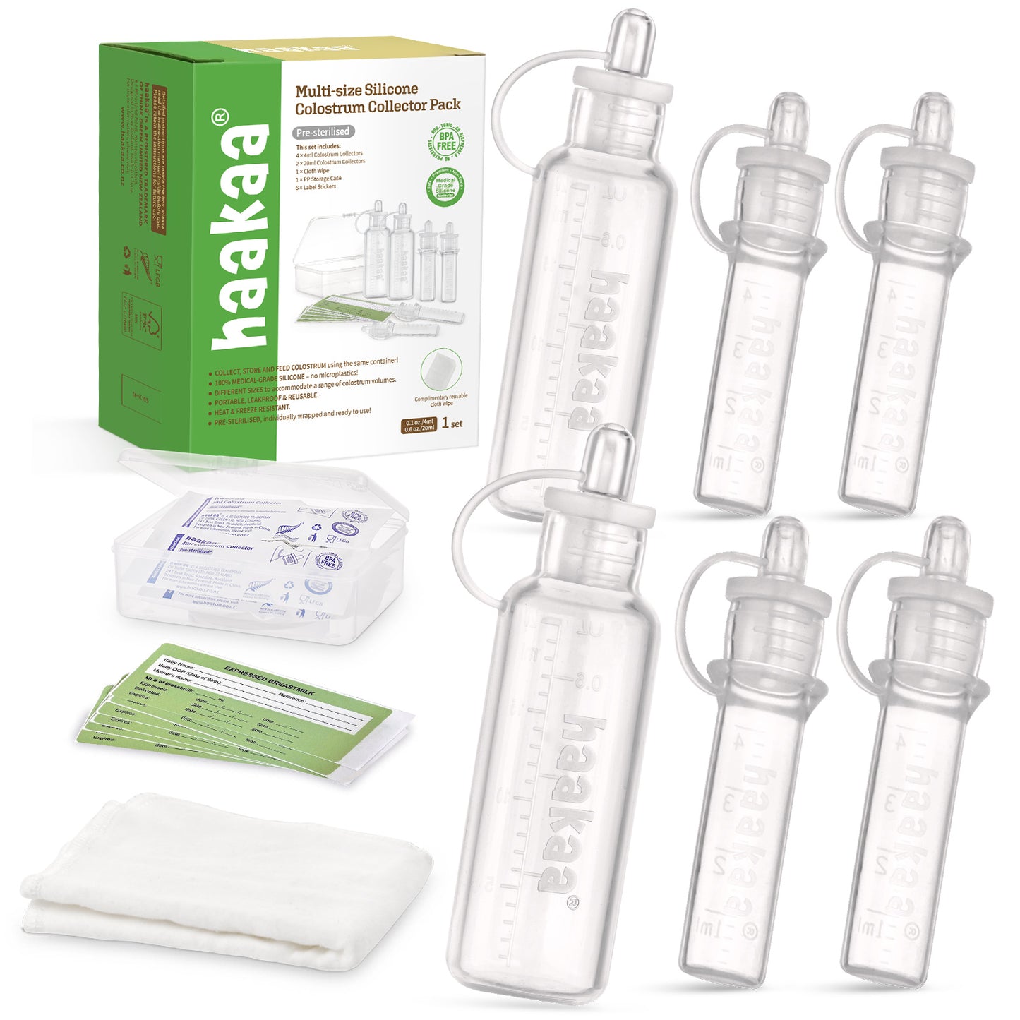 Medical-Grade Silicone Colostrum Collector (Pre-sterilised)