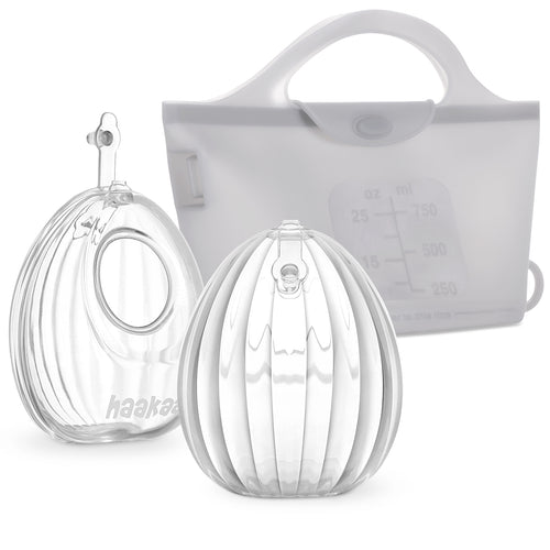 Shell Wearable Silicone Pump (Medical-Grade Silicone, 75ml/120ml)