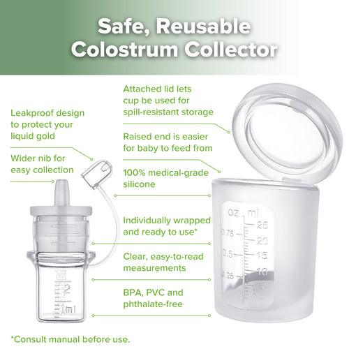 Silicone Colostrum Collector (Medical-grade & Pre-sterilised)