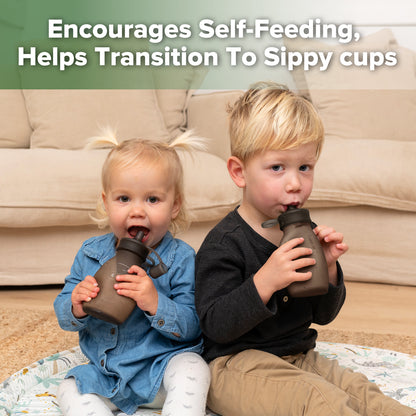 Hippo Wide Opening Silicone Goody Pouch - 260ml