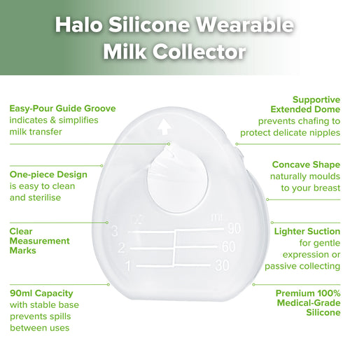 Halo Silicone Breastmilk Collector