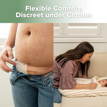 Haakaa Mum C-Section Scar Silicone Patches - 6pcs (3 x 0.5mm + 3 x 1mm)