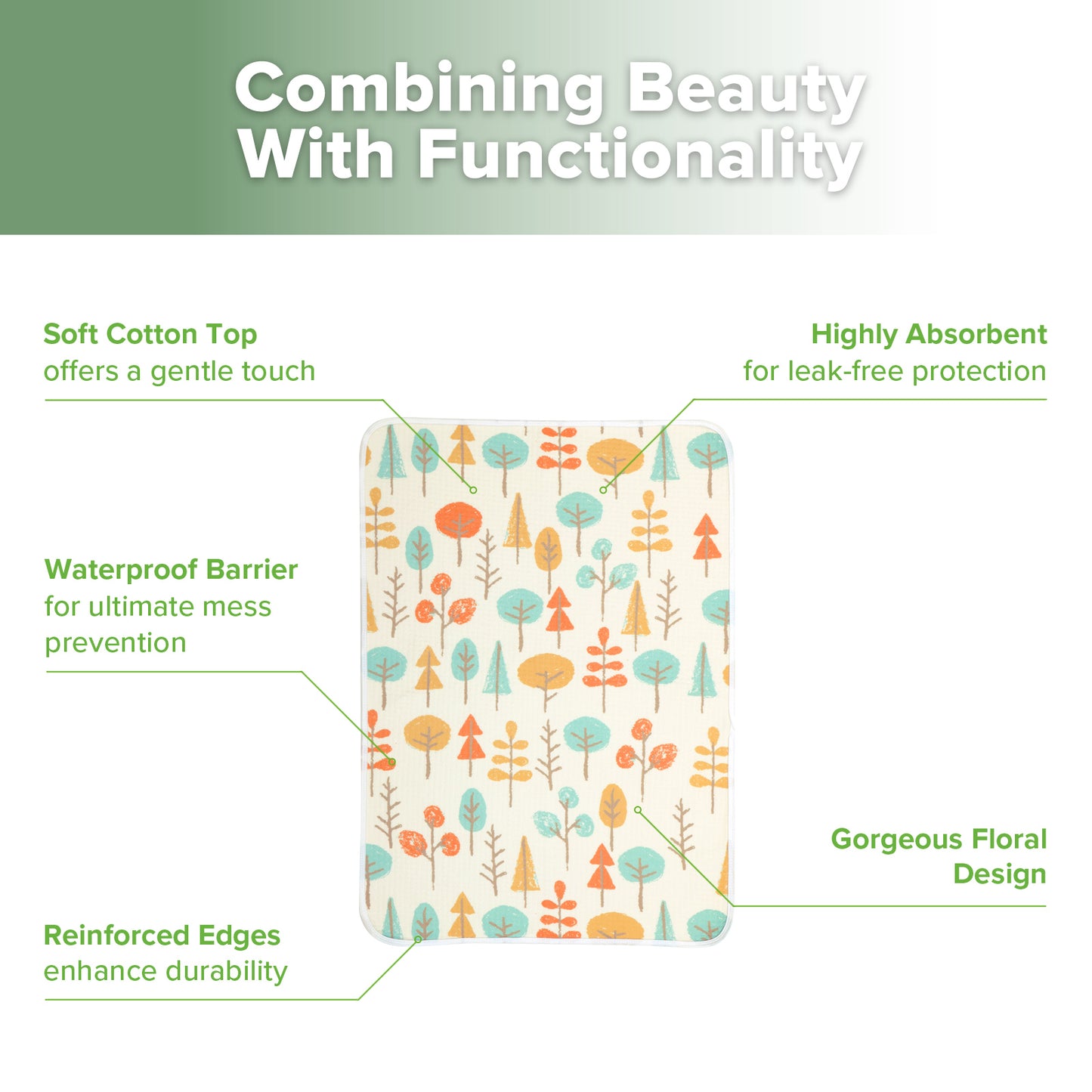 Waterproof Change Mat 1pc (50 x 70cm)