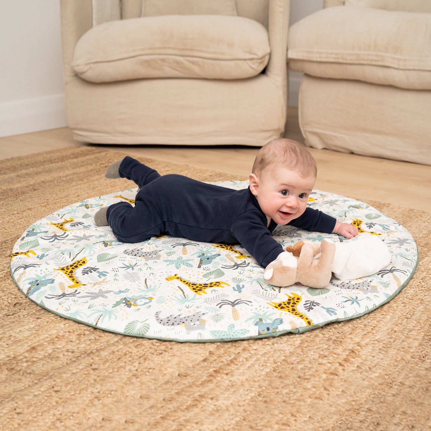 Baby Play Mat - Jungle Friends