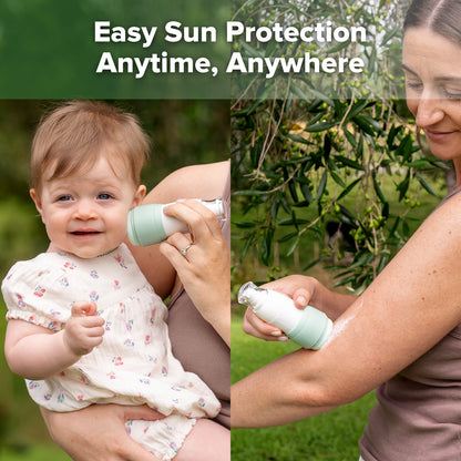 2-in-1 Sunscreen Dispenser & Applicator.