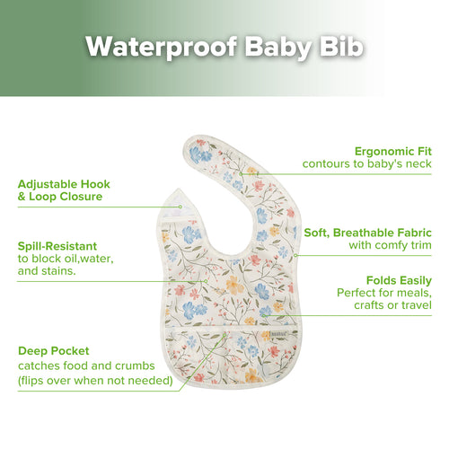 haakaa Easy-fold Baby Bib - 2pcs