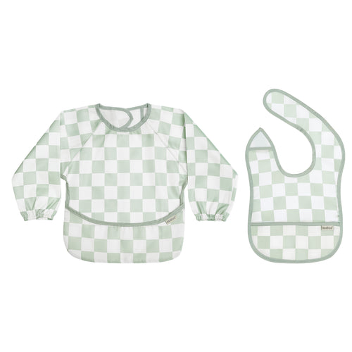 haakaa Mess-free Smock & Bib Set