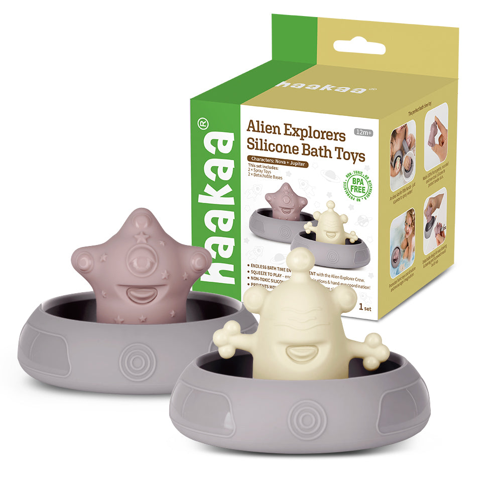 Alien Explorers Silicone Bath Toys.