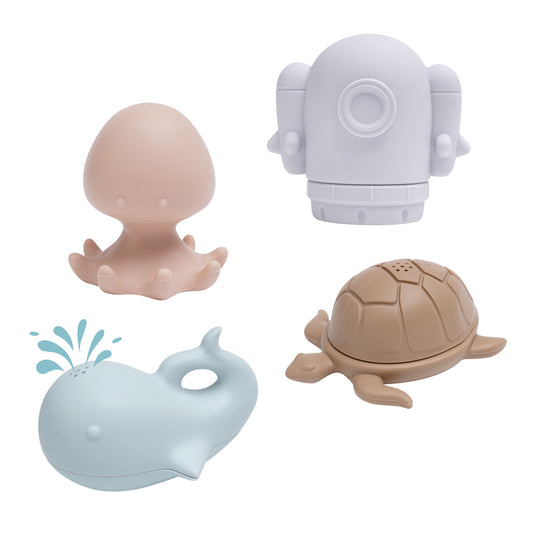 Ocean Explorer Silicone Bath Toy Set