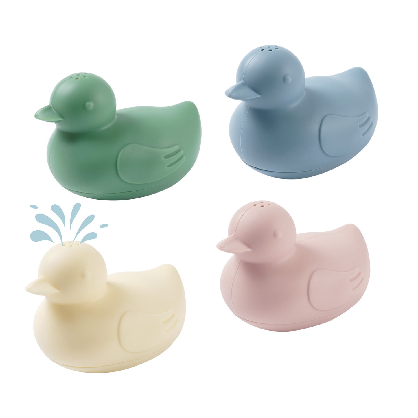 Dinky Ducks Silicone Bath Toy Set