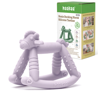 Rosie Rocking Horse Silicone Teether.