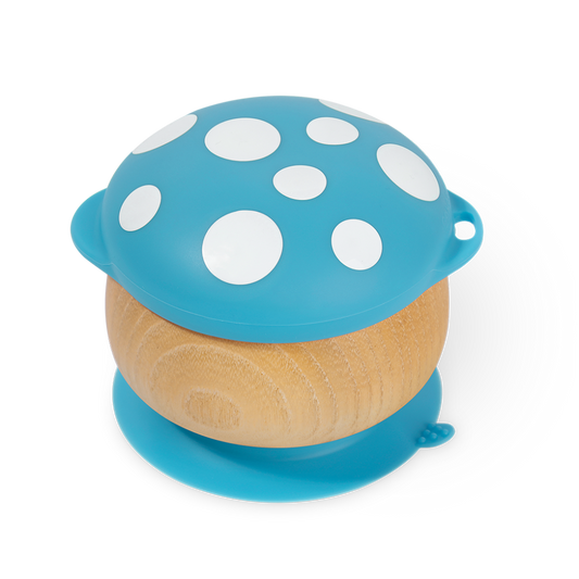 Handcrafted Wooden Mushroom Bowl