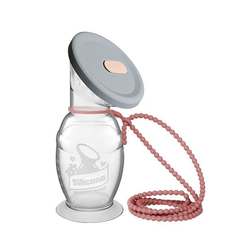 Generation 150ml Silicone Breast Pump with Suction Base, Cap and Str