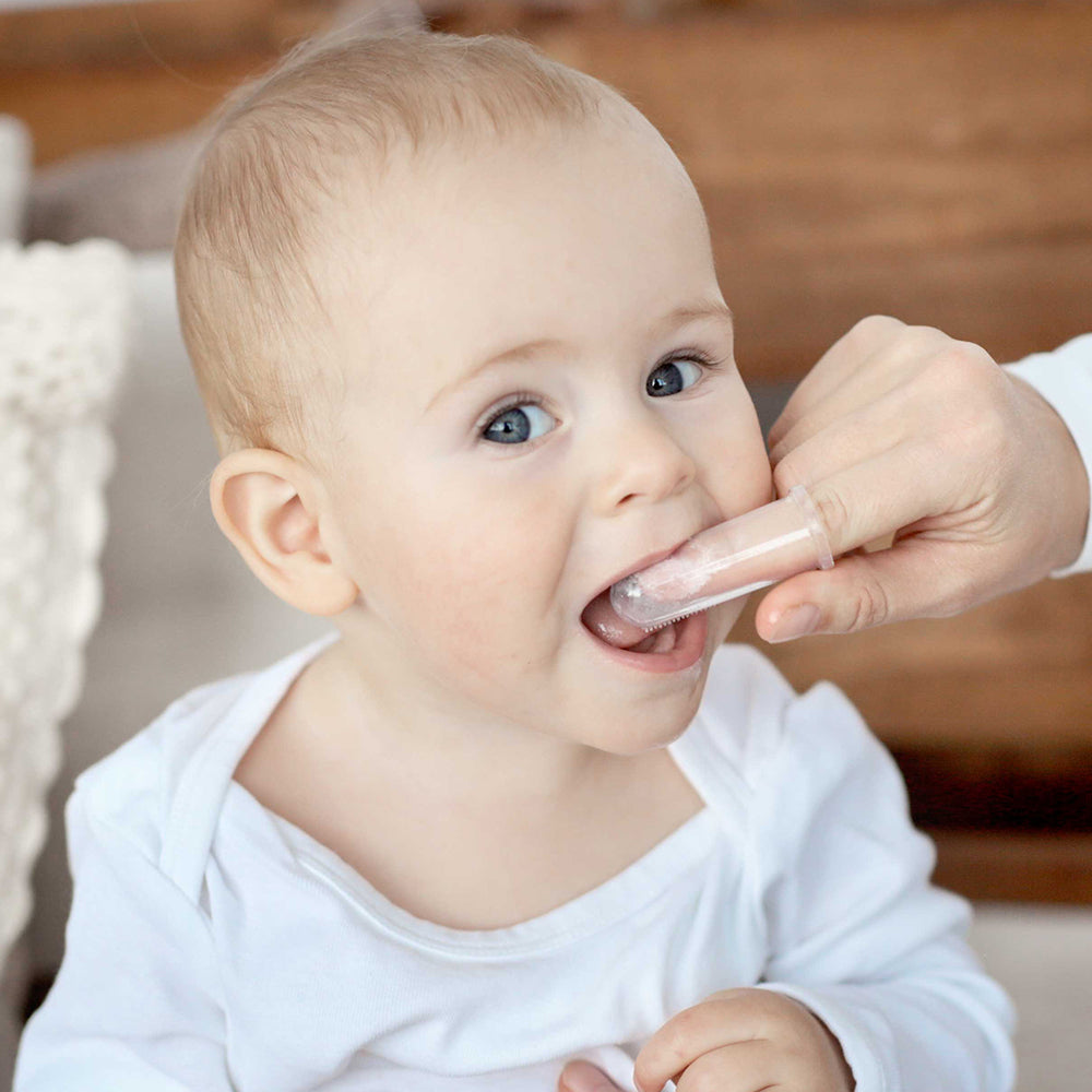 Silicone Finger Toothbrush set 2pcs (S&L) | Haakaa.