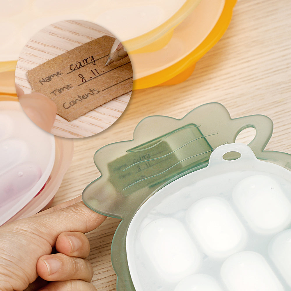 Pineapple Silicone Nibble Tray (with Label Slot).