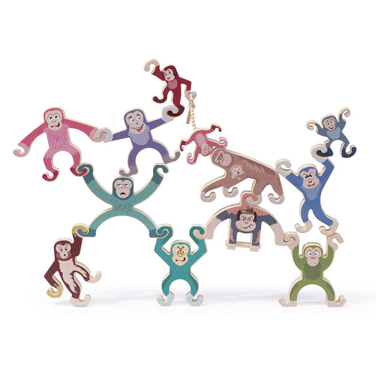 Cheeky Monkey Silicone Stackers.