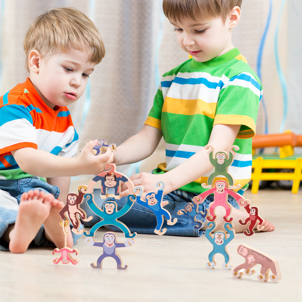 Cheeky Monkey Silicone Stackers.