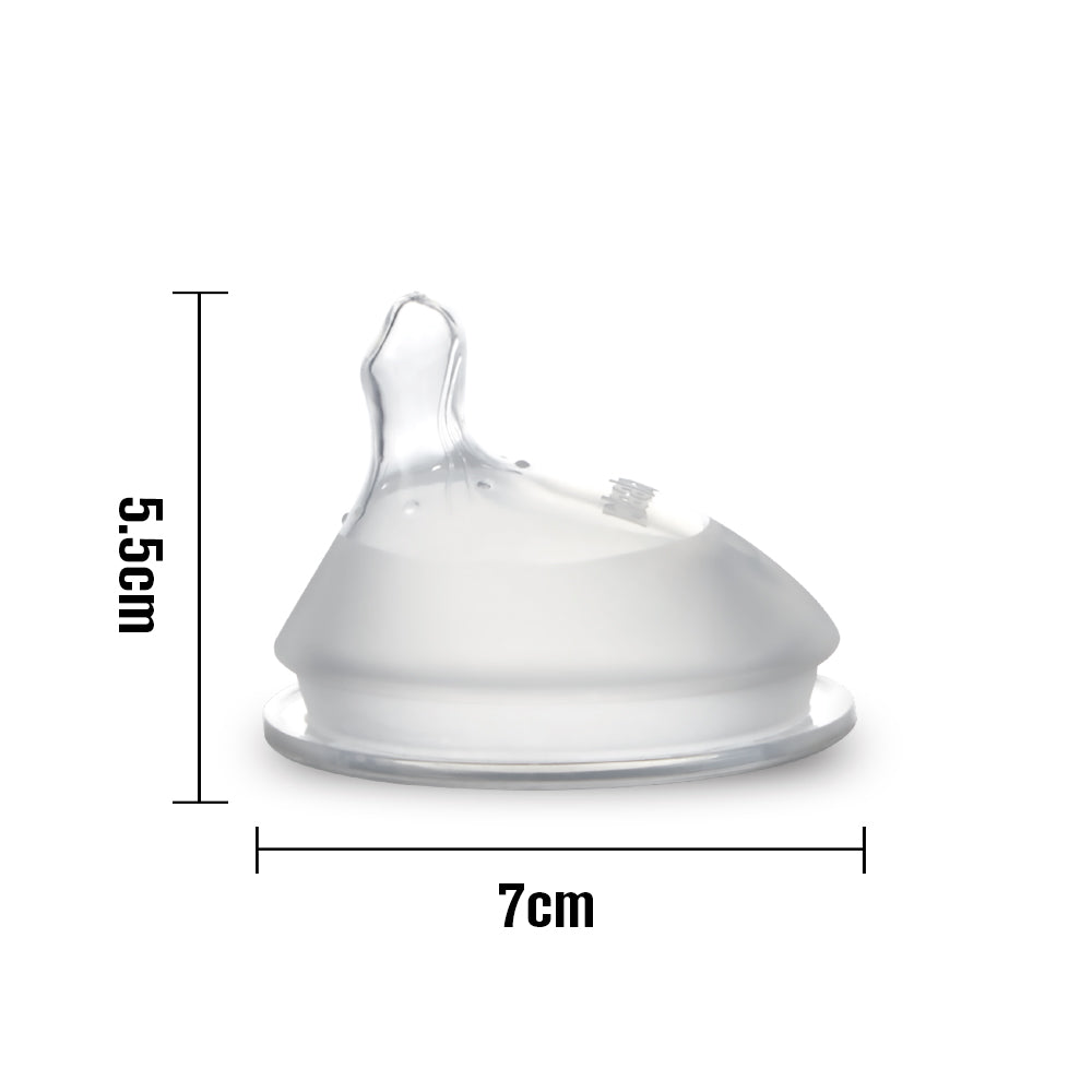 Generation 3 Silicone Orthodontic Bottle Nipple - 2pcs | Haakaa.