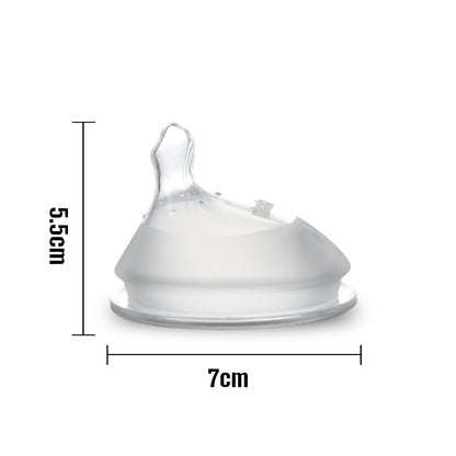 Generation 3 Silicone Orthodontic Bottle Nipple - 2pcs | Haakaa.