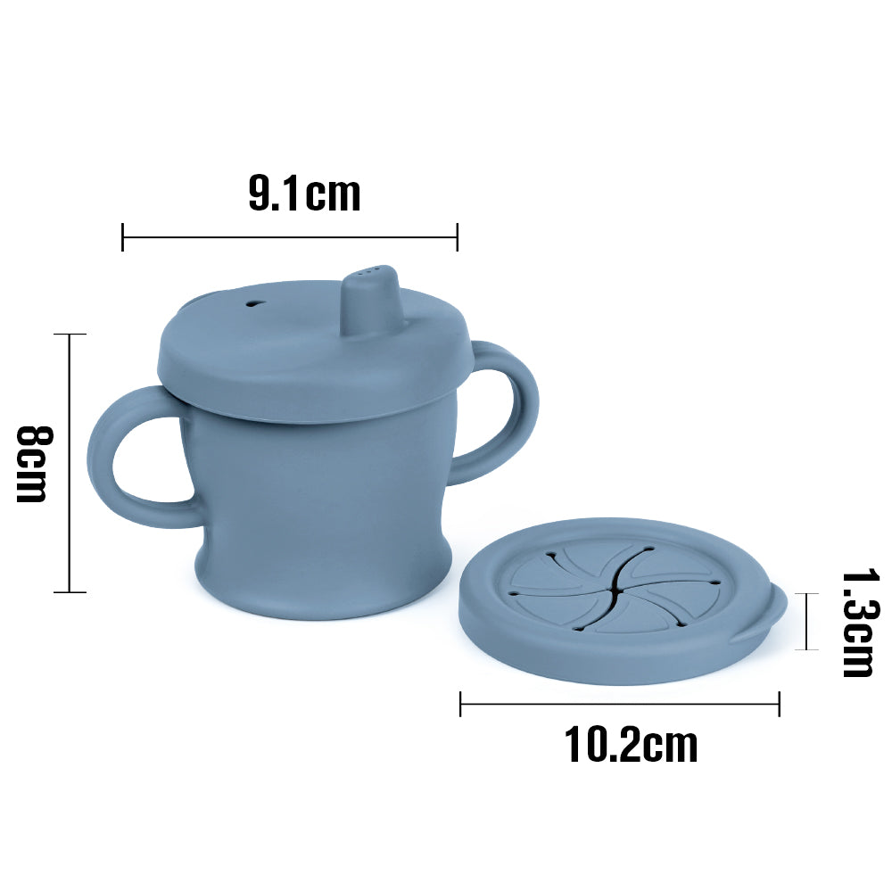 Silicone Sip-N-Snack Cup (250ml) | Haakaa.