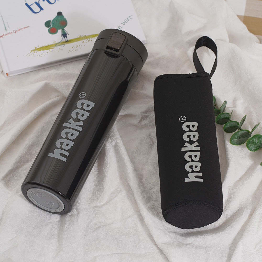 Stainless Steel Thermal Flask & Sleeve Combo | Haakaa.