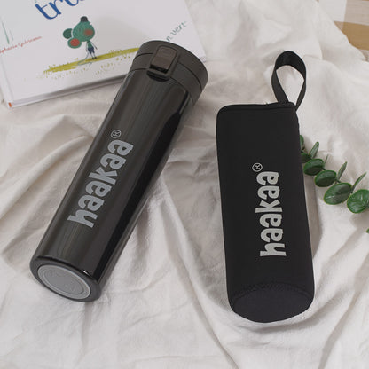 Stainless Steel Thermal Flask & Sleeve Combo | Haakaa.