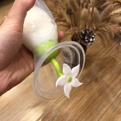 Silicone Breast Pump Flower Stopper | Haakaa.