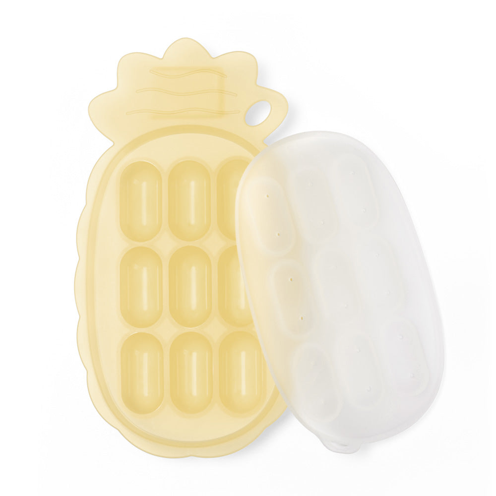 Pineapple Silicone Nibble Tray (with Label Slot).