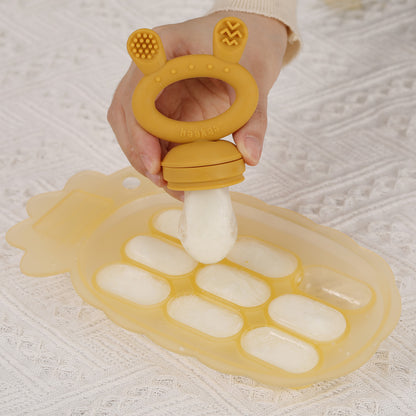 Pineapple Silicone Nibble Tray (with Label Slot).