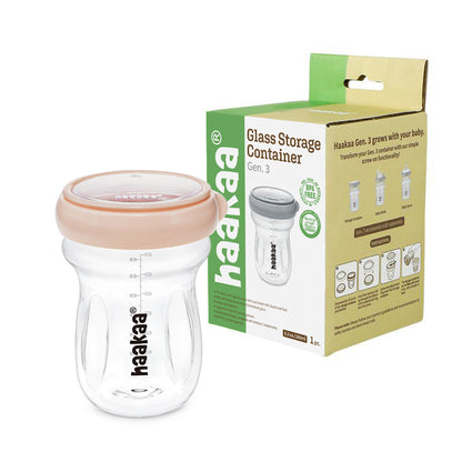 Generation 3 120ml/180ml Glass Storage Container.